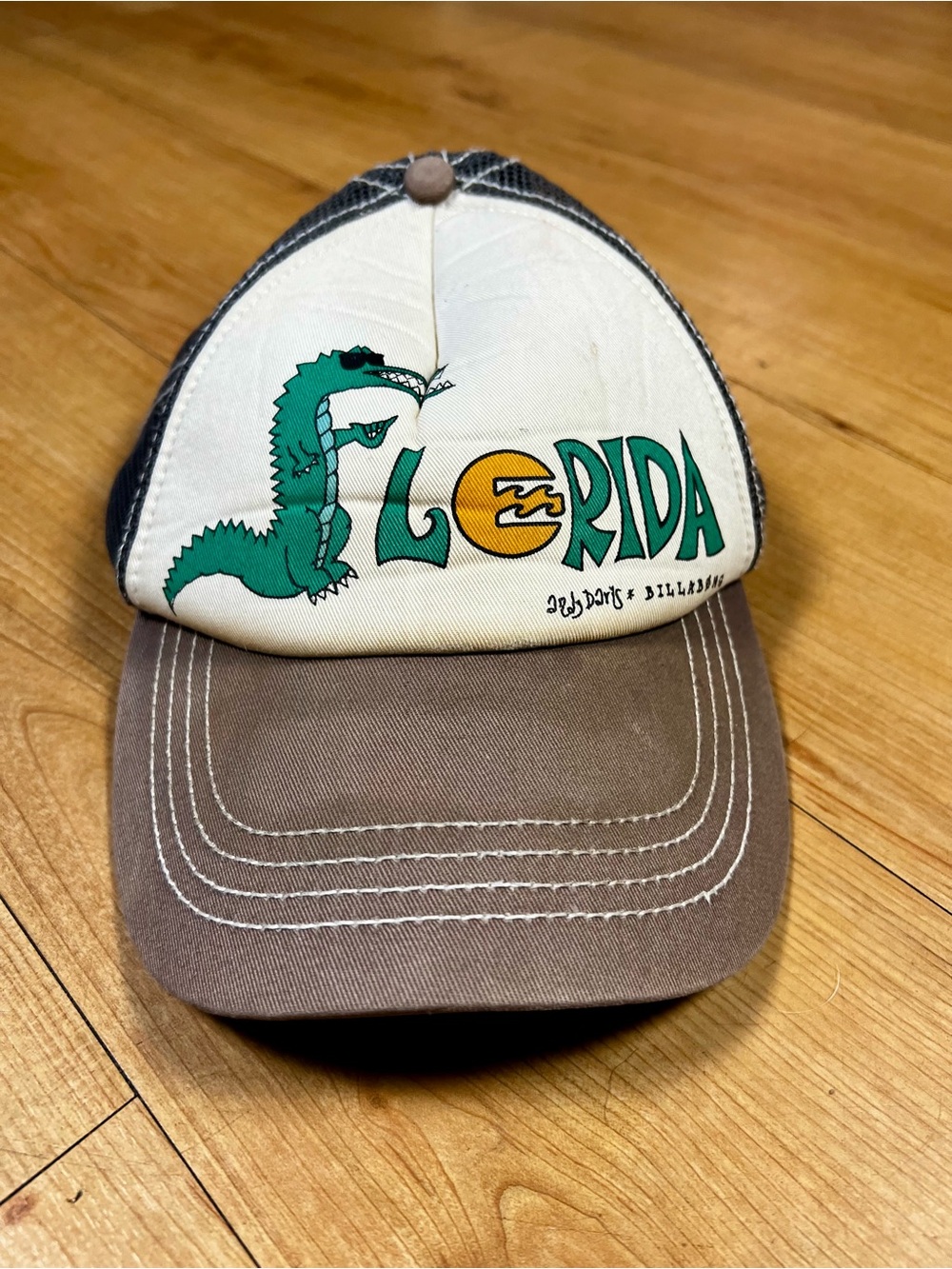 🐊 RARE Limited Edition Billabong x Andy Davis “Florida Alligator” Trucker Hat